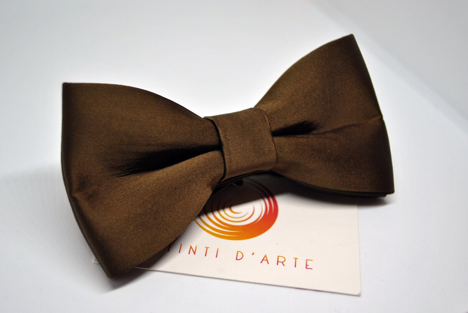 Man Bow Tie in Brown Silk Gift Ideas for Men Accessories for Etsy UK