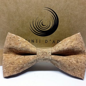 Cork man / child bow tie, gift idea for men, accessories for men, for him, wooden bow tie, men's or children's bow tie image 6