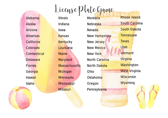 Products and solutions equivalent toward License Plate Activity, Printable Generate Entertaining graphic relating to License Plate Game Printable titled Merchandise equivalent in direction of License Plate Match, Printable Drive Enjoyable