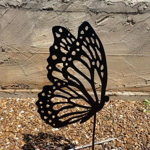 Colorful Metal Butterfly Yard Art- Garden Decoration- Outdoor Metal Decor- Monarch Butterfly Unique Yard Decoration- Garden Art Stake- Gift