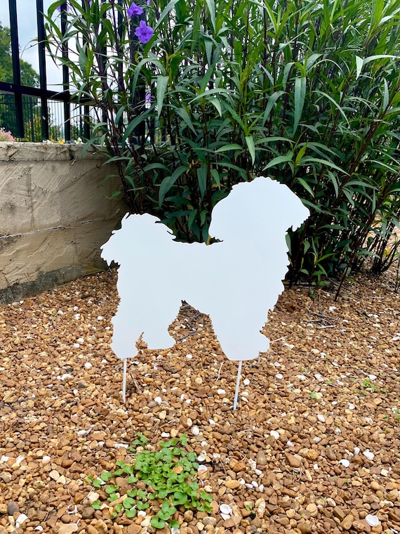 Metal Shih Tzu Yard Art- Pet Decor- Christmas Gift- DIY Craft Paint Dog Landscaping Decor- Garden Decoration
