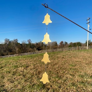 Metall-Glocken-Windspiel-hängende Yard-Kunst-Weihnachtsglocken