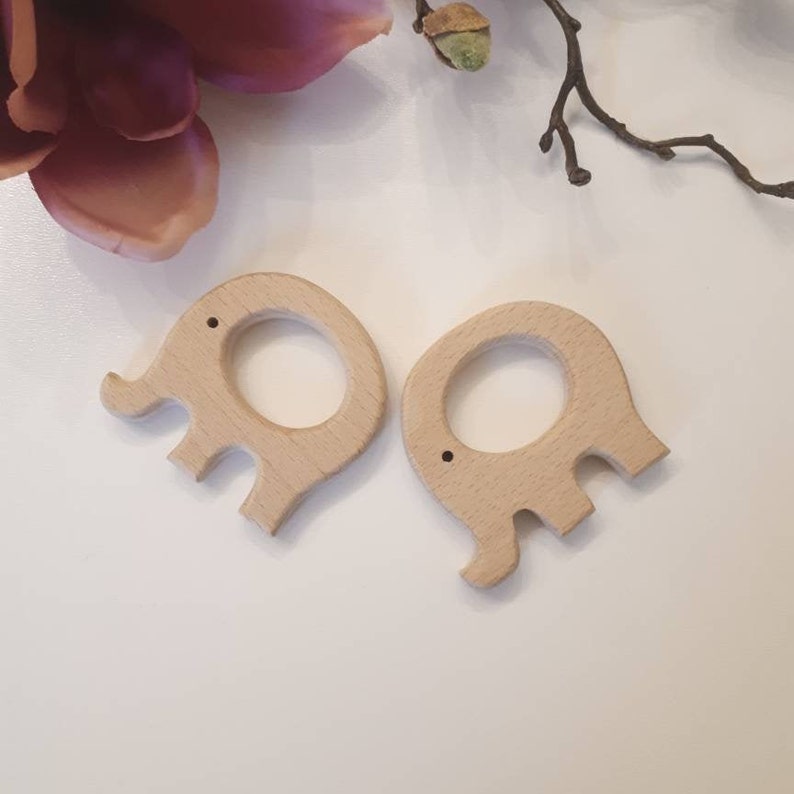 natural wood teethers