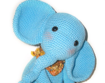 Amigurumi Crochet Instructions *Loui the Elephant* PDF E-Book