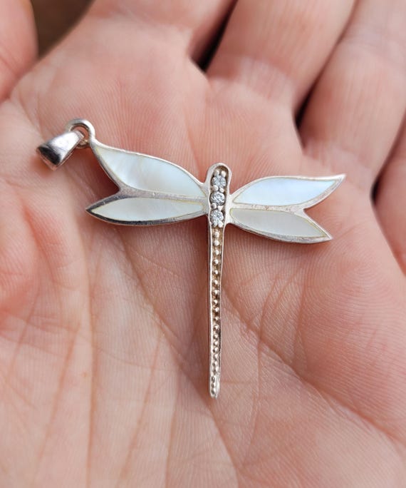 Dragonfly Earrings with Cubic Zirconia Accents Sterling Silver Dragonfly Earrings with Cubic Zirconia Accents Sterling Silver