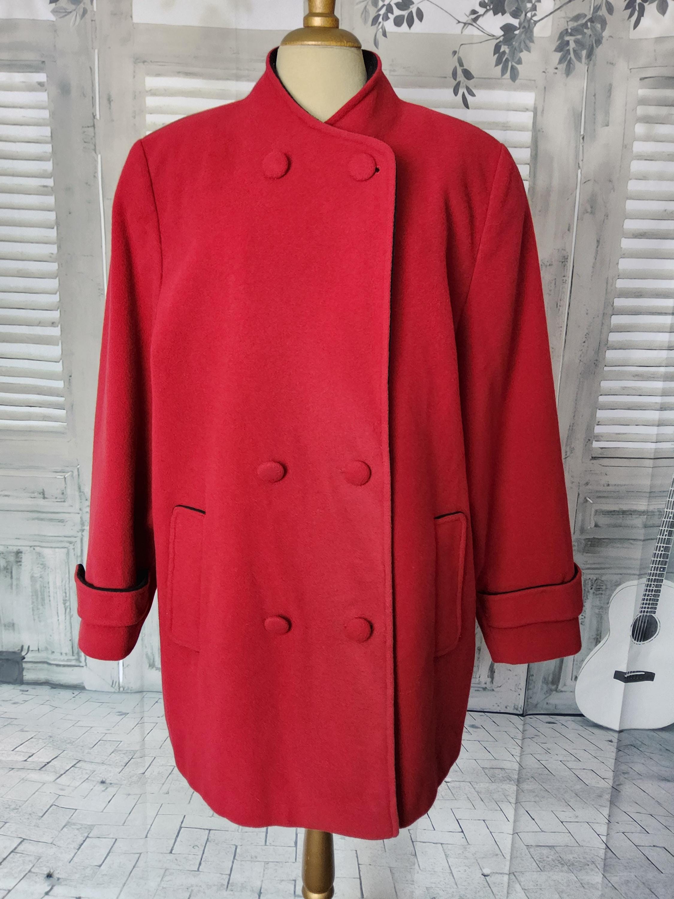 Manteau WEINBERG 100% Laine LAMA DE LUXE MADE IN FRANCE Taille L FR44 UK16 EU42