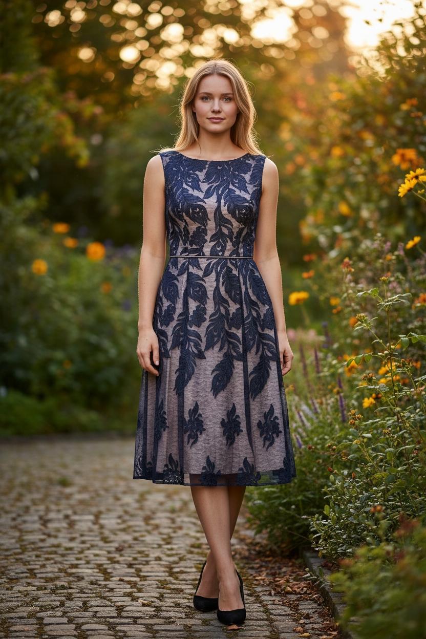 l'agence dress Esmeralda Chambray In Stokes Dresses / Mini Dresses Color:Navy Check catching detail 34 Best Courthouse Wedding