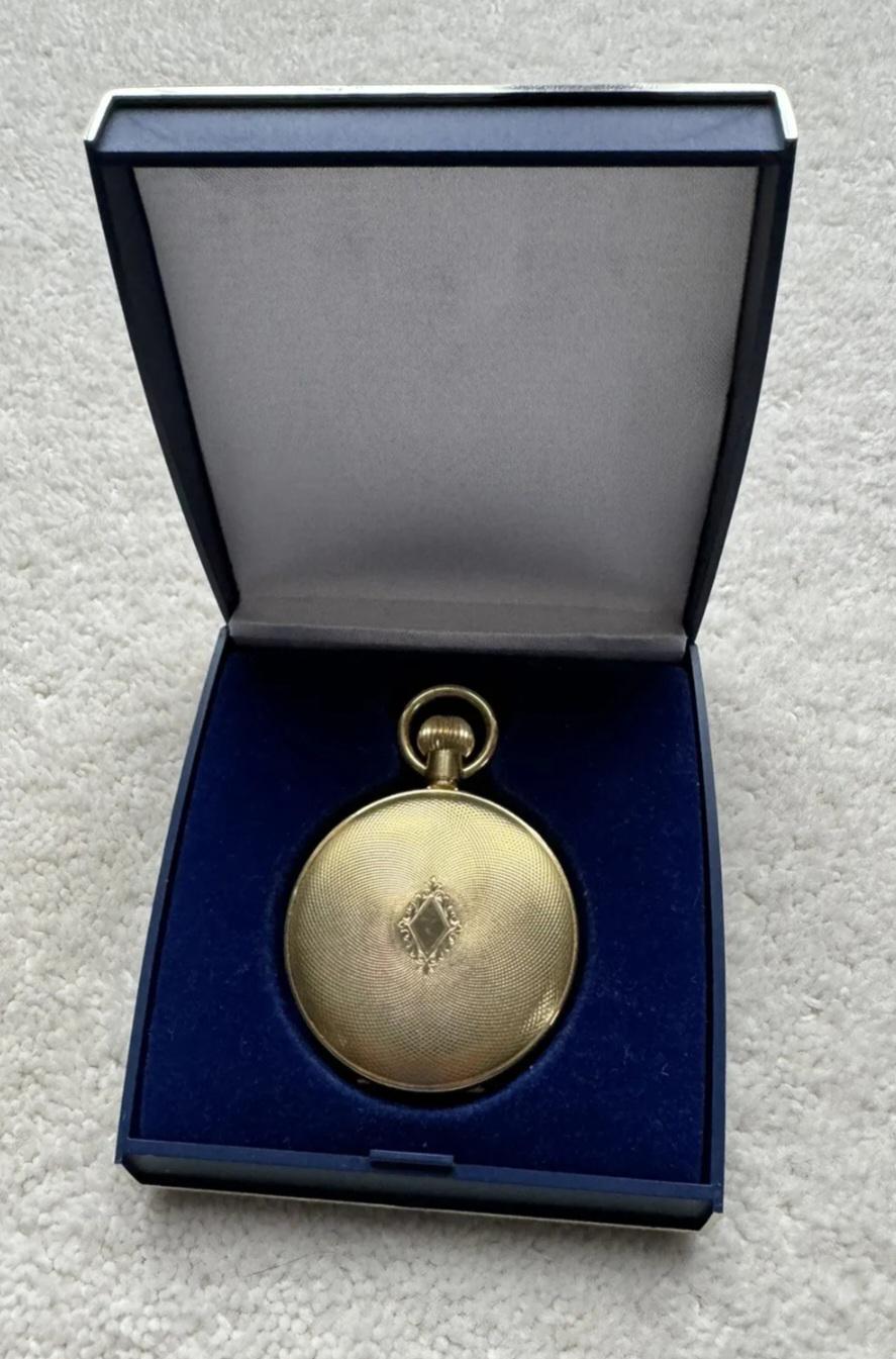Vintage Swiss Made Pocket Watch ARNEX Gold Plated, Manual Winding