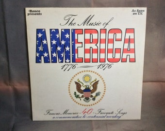 The Music of America 1776-1976 LP Vinyl 12” Record
