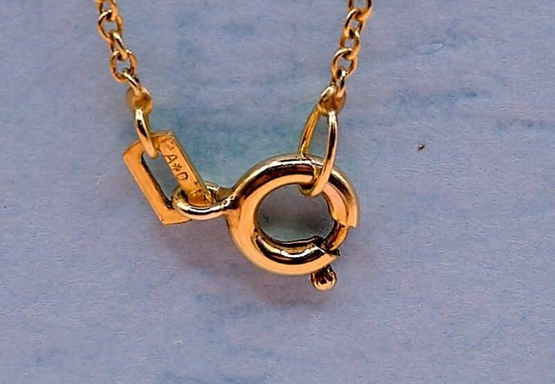 Vintage Andreas Daub Rolled Gold/gold Plated Faceted Blue - Etsy