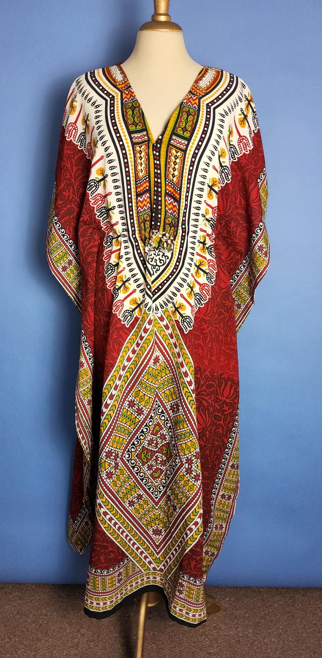 Colourful Robe Dashiki Kaftan Colourful Robe . Made in India Freesize (up to UK Size ...