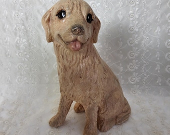 Robert Harrop, Doggie People, CC33 Golden Retriever Playing Golf