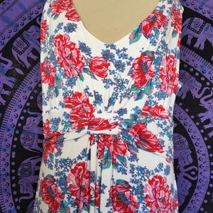 1990s Laura Ashley floral midi dress UK size 14, Eur 40, USA 10.