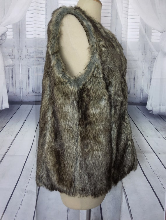 Laura ashley fur gilet new arrivals