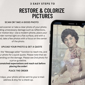 Old Photo Restoration Service, Restore Picture, Clear Photo Fix, Image Quality Enhance, Photo Repair Photo Quality Improve Photo Blur Remove image 3