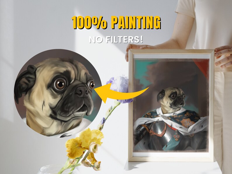 royal dog portrait