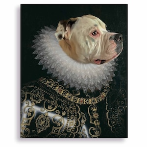 Custom Renaissance Portrait for Him in The Archduke costume, Pet Portrait from photo, Personalized Father&#39;s day Portrait, Portrait Ornament