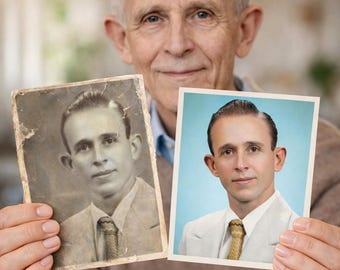 Old Photo Restoration & Colorization, Picture Repair Service