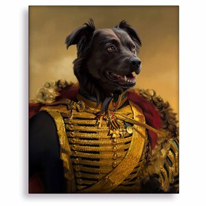 Victorian dog paintings, painting of cat portraits, renaissance painting portrait, paws prints, personalized gifts for pets, pet photo gifts image 1