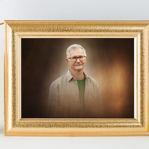 Custom Funeral Portrait, Memorial Photo Display, Celebration Of Life Poster Decor, Personalized In Loving Memory Picture