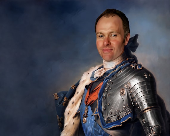 Royal Painting From Photo Royalty Paintings Regal Paintings Etsy