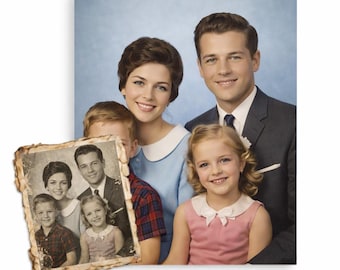 Photo Restoration Service – Restore & Repair Old, Damaged, Faded Pictures with Colorization