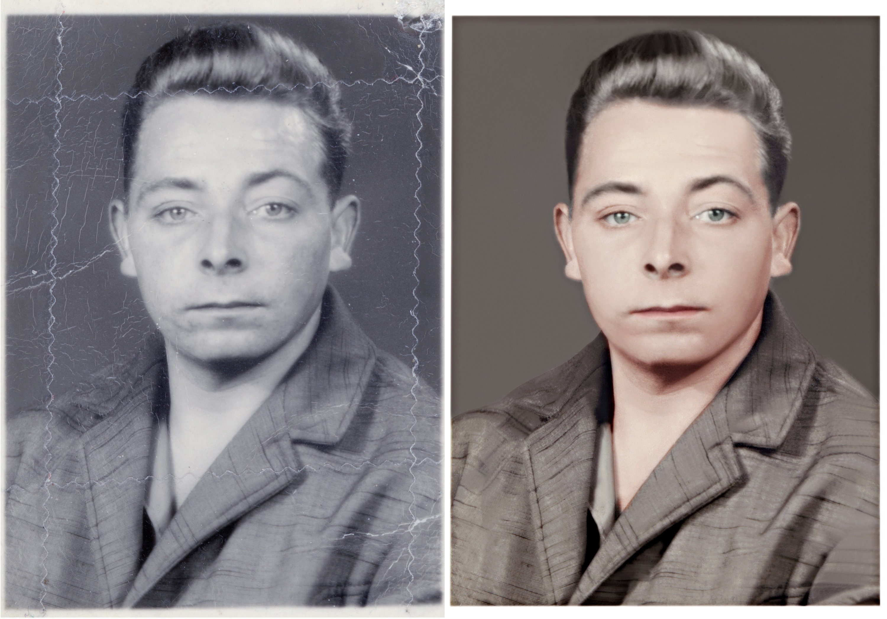 Black and White Old Photos Color Restoration Colorize B&W Etsy