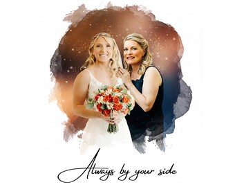 Add Loved One to Photo – Deceased Memorial Portrait – Loss of Grandfather Grandmother – Sympathy Gift for Family