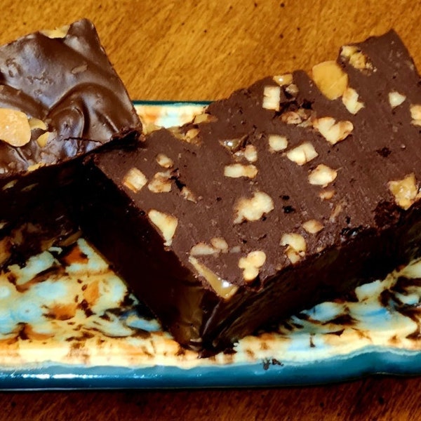 Sugar Free Dark Chocolate with Pecans and Toffee Half Pound