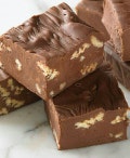 Old Fashioned Chocolate Fudge with Pecans Pound