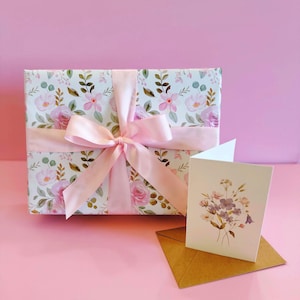 Envoltura de regalo y tarjeta con mensaje personalizado como complemento para el kit de estudio bíblico / SOLO COMPLEMENTO / Debe adquirirse junto con el kit de estudio bíblico