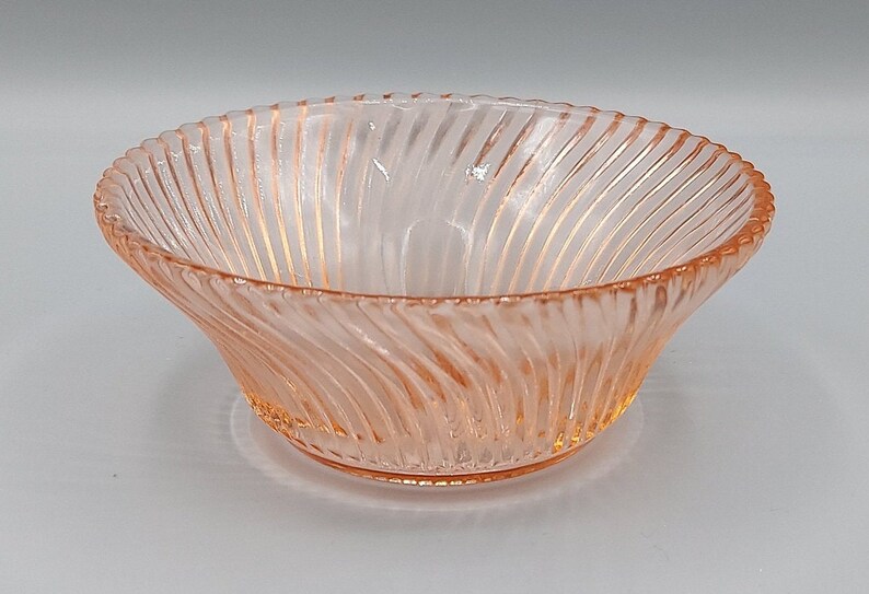 Pink Diana Depression Glass Cereal Bowl Etsy