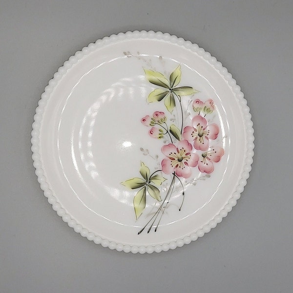 Glass Plate Flower Etsy