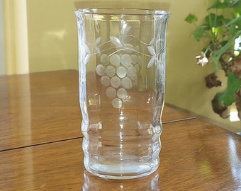 Grape Depression Glass Tumbler