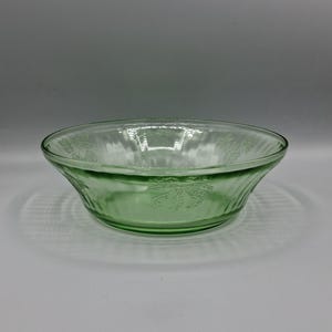 Fruits Depression Glass Bowl