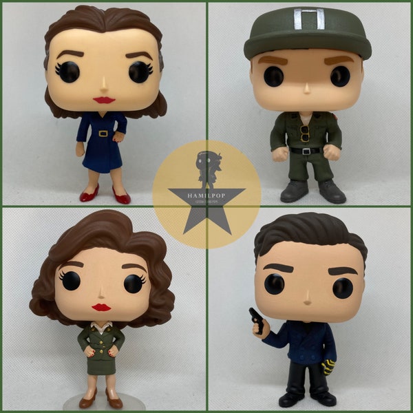 Team Capt. America: Various Characters Customized Figurines