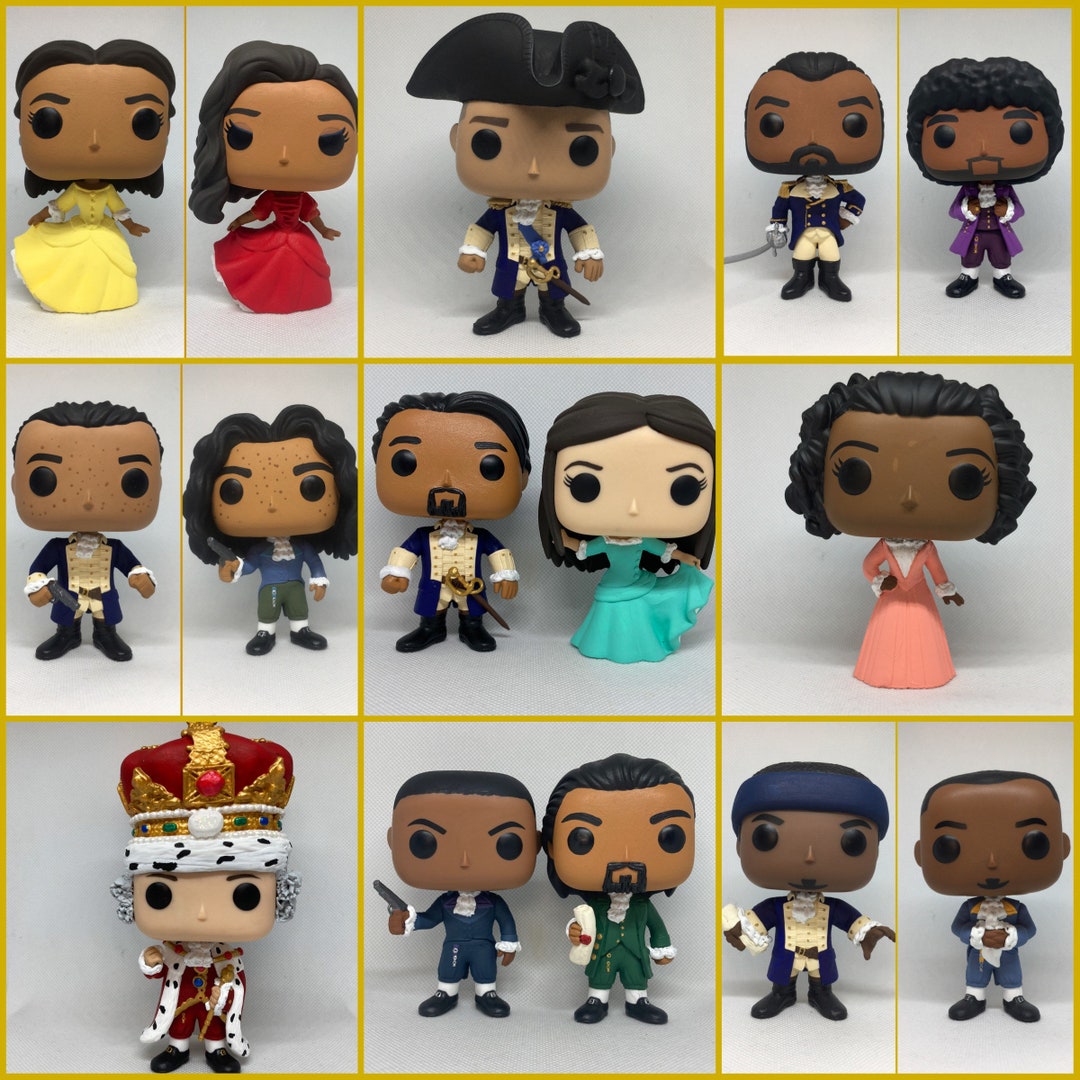 Hamilton an American Musical Funko POP Vinyl Customized Etsy