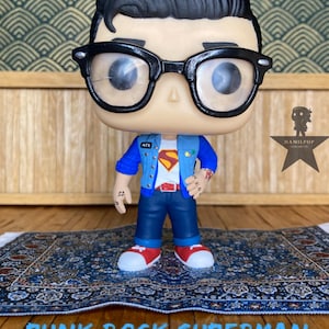 Punk Rock Clark Kent/Superman Customized Vinyl Figurine