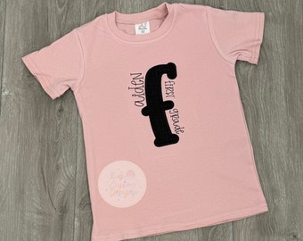 Personalized Back to School Shirt, Custom Name, First Grade