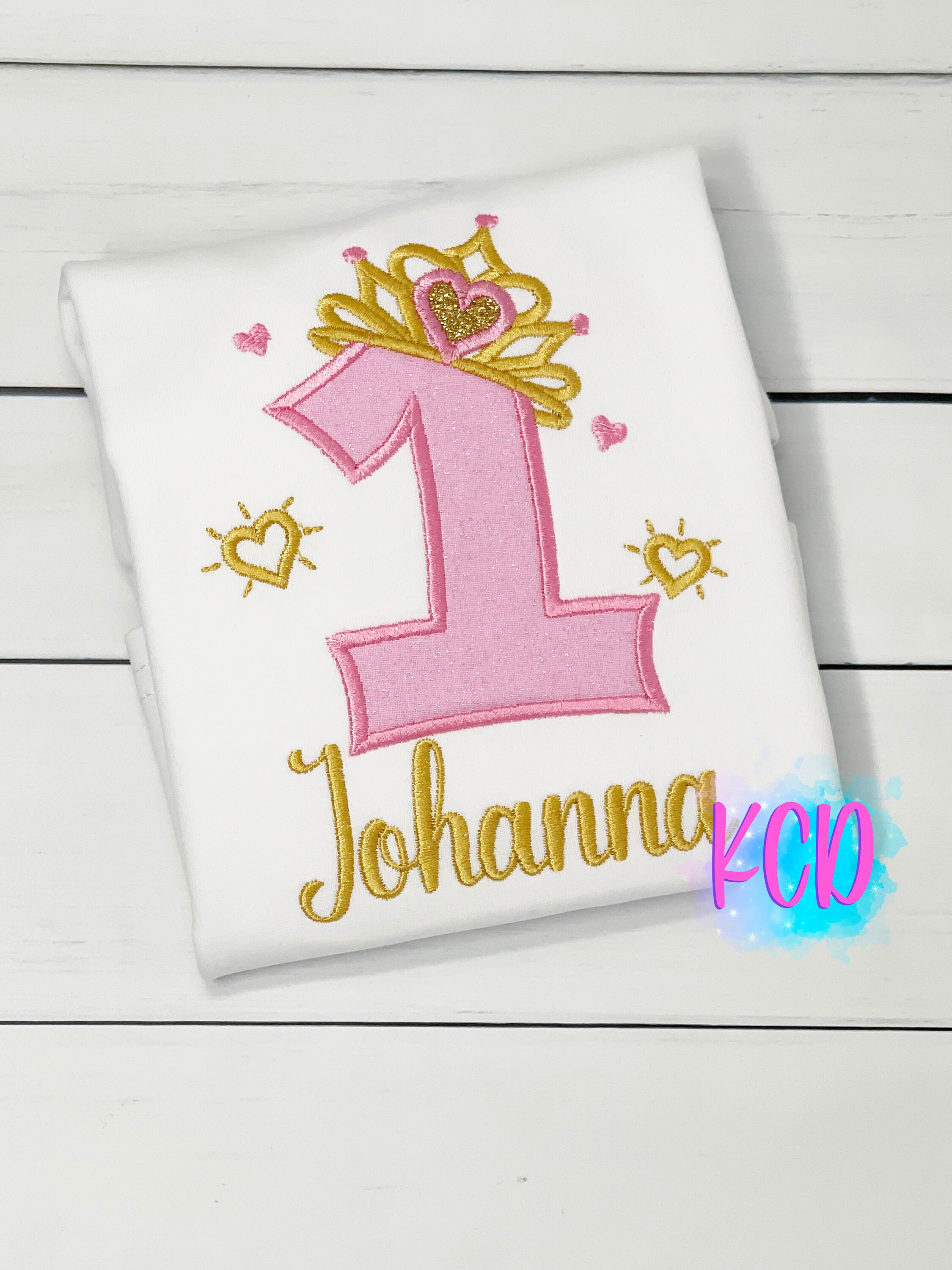 1st birthday princess shirt