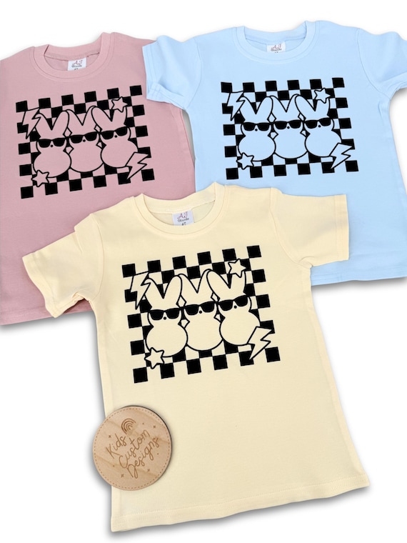 Cool Peeps Kids Shirt, Boys Easter Tshirt, Bunny Boys Tee, Kids Easter Tshirt