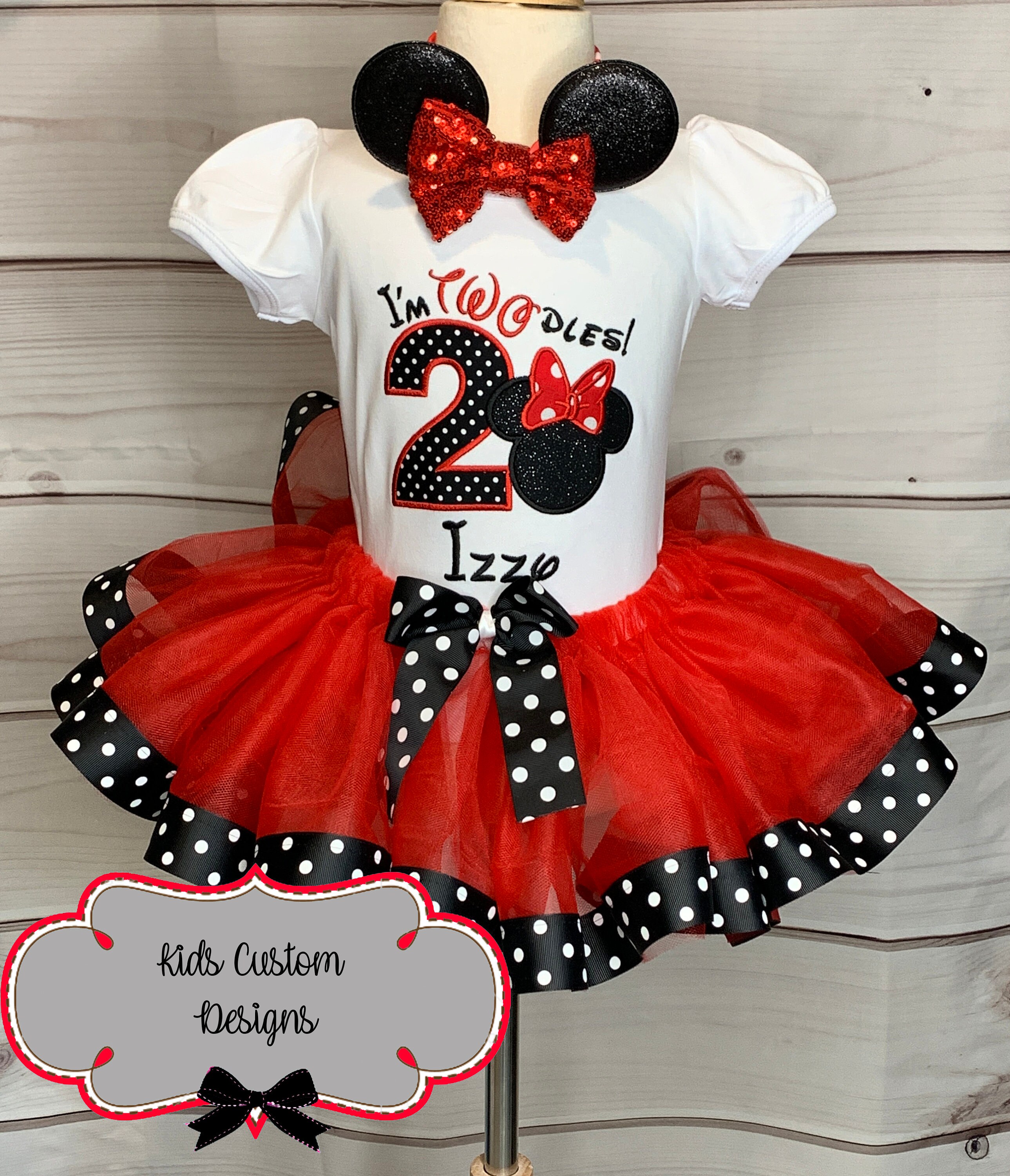 minnie mouse outfit for 2nd birthday