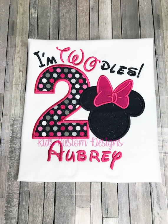 minnie mouse birthday shirt 2