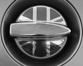 Smoke Union Jack Fuel Filler Accessory Sticker Decal for MINI R53 Cooper S