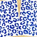 Kit Stickers Moto/casque Réfléchissants – Motif Léopard Bleu – Neuf (UK)