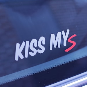 Kiss My S Accessoire Aufkleber für MINI Cooper S / JCW
