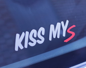 Kiss My S Accessory Sticker Decal for MINI Cooper S / JCW