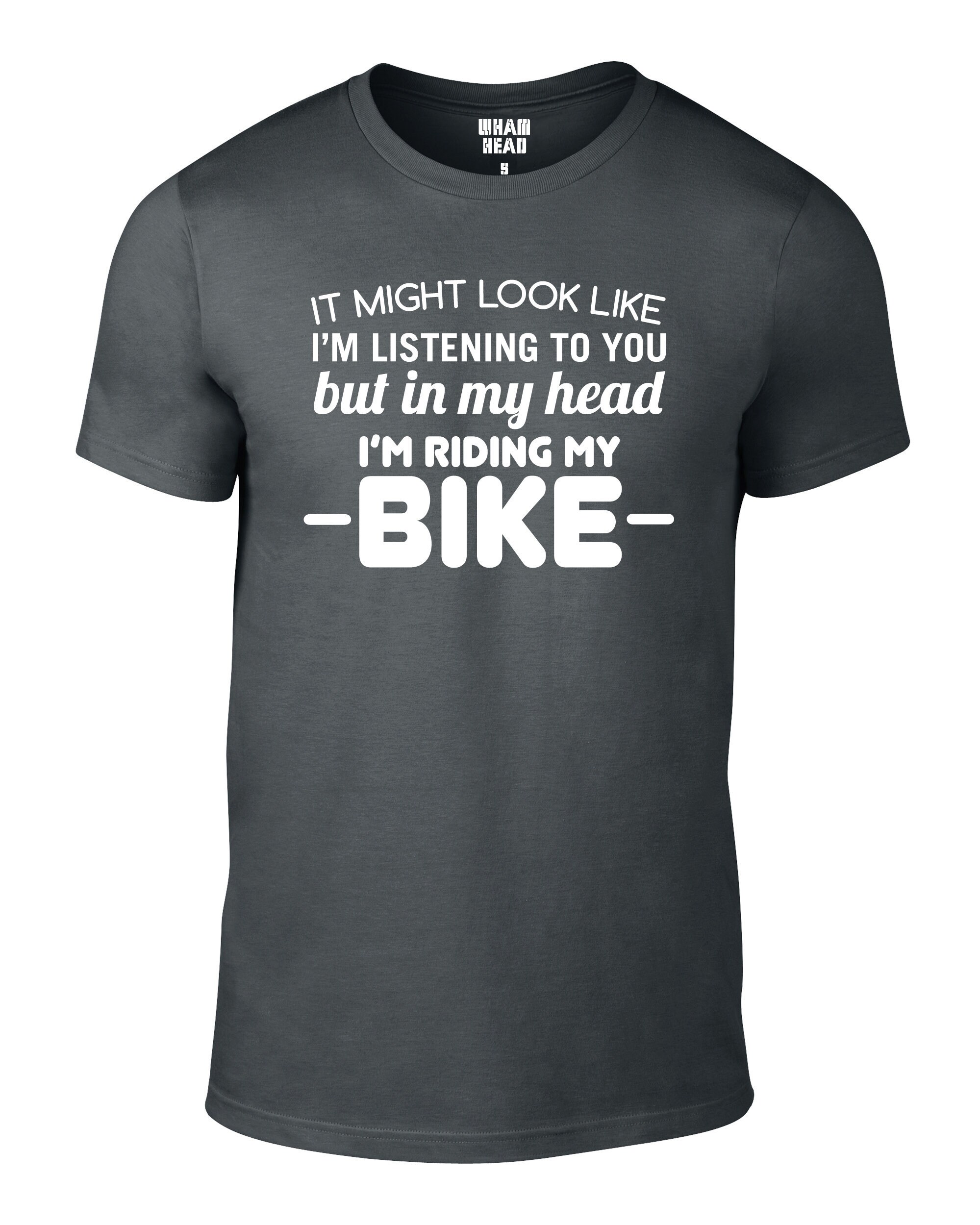 Image of It Might Look Like ... Bike ? Funny Mens Regular Fit Cotton Cycling T Shirt