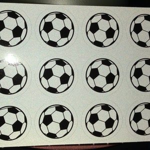 Reflektierender Fußball selbstklebender Vinyl-Aufkleber-Abziehbild-Blatt