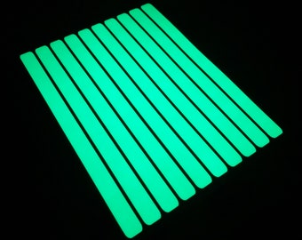 Glow In The Dark STRIP (Medium) Stickers Peel and Stick Decals